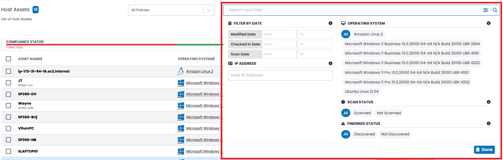 Search and Filter