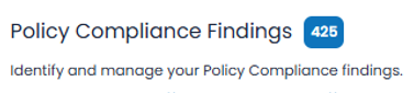 PC Findings Count